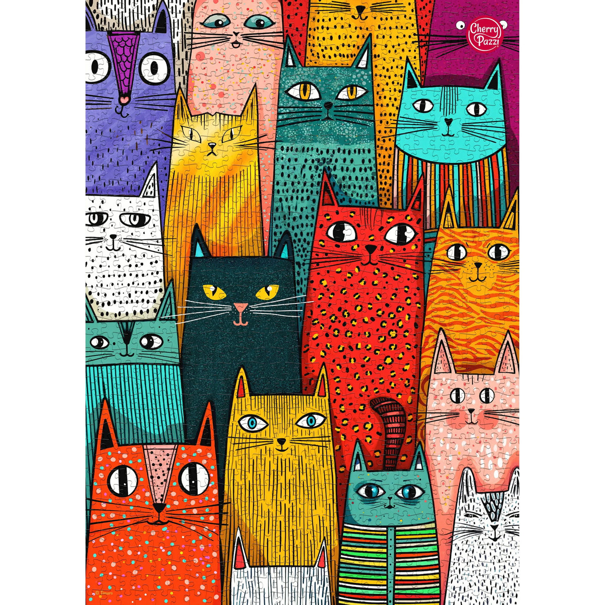 CherryPazzi dėlionė Cats Rule the World 1000 det