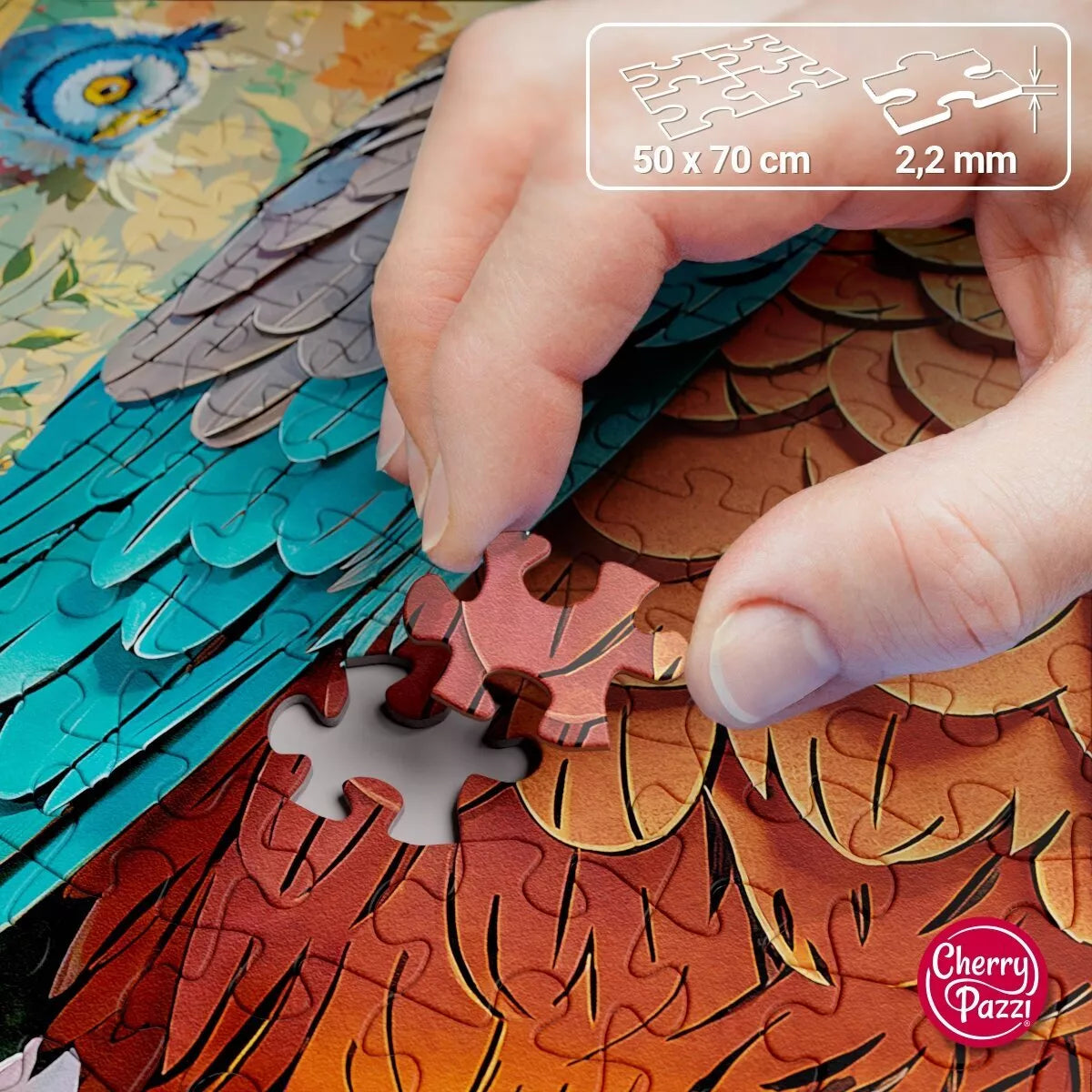 CherryPazzi dėlionė Quilled Owl 1000 det