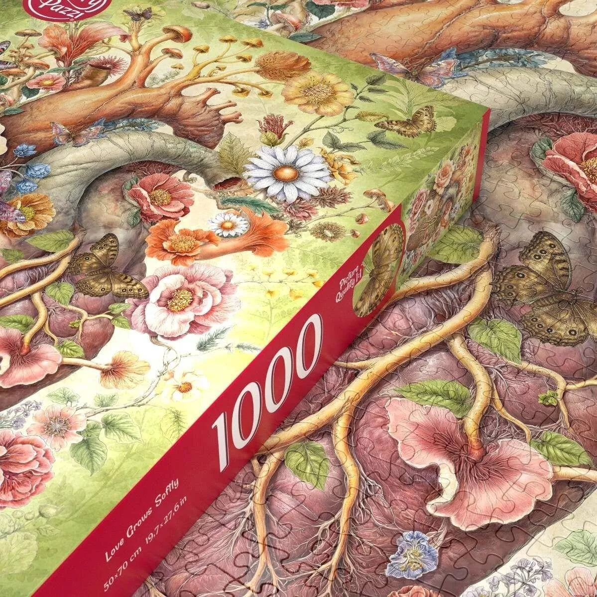 CherryPazzi dėlionė Love Grows Softly 1000 det