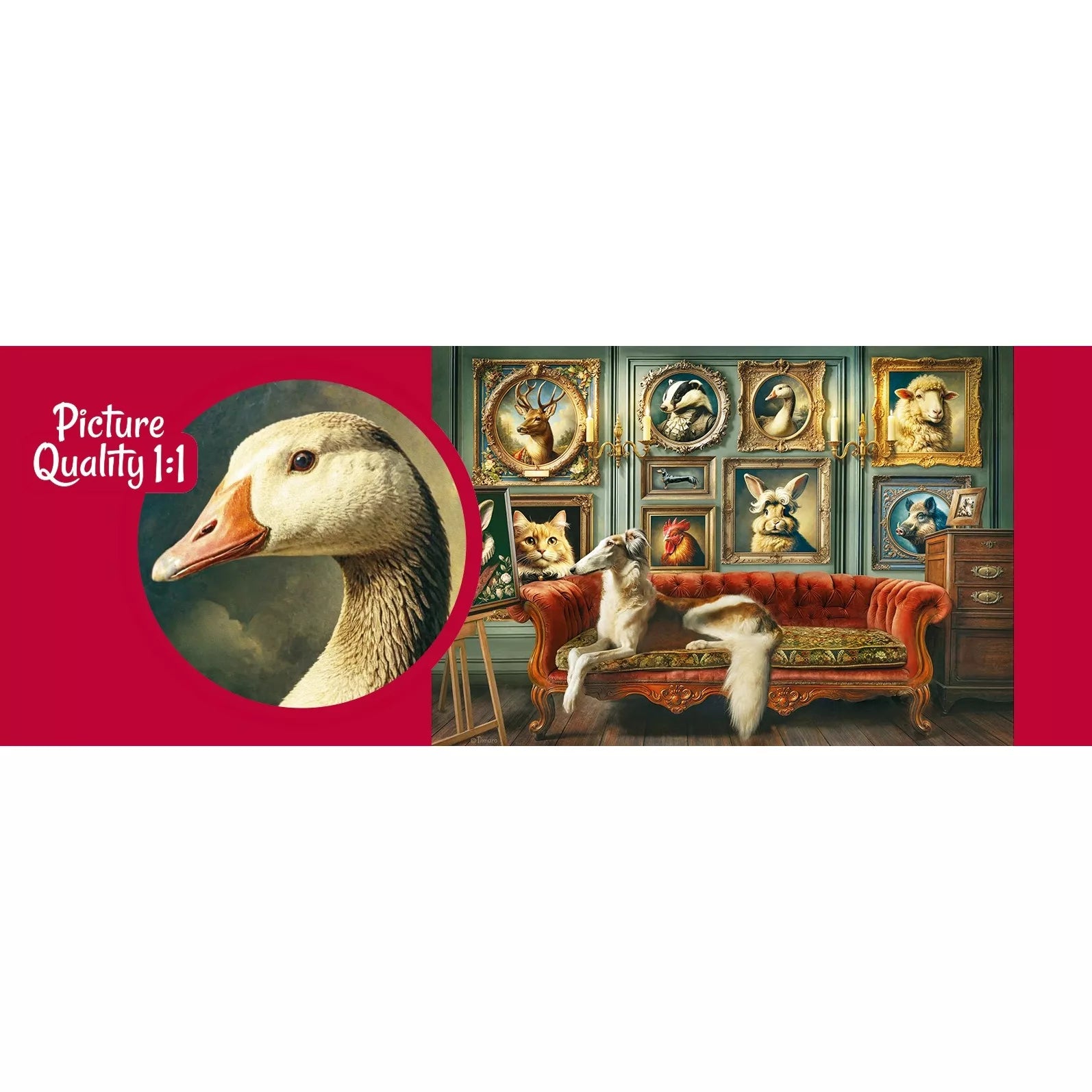 CherryPazzi dėlionė The Aristocratic Menagerie 1000 det