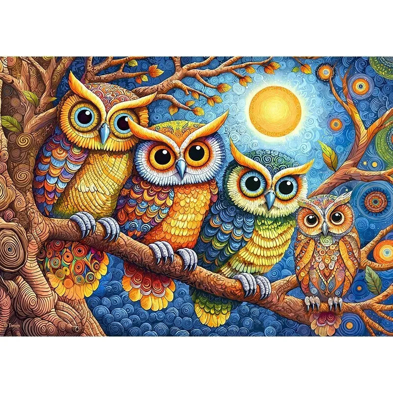 CherryPazzi dėlionė Moonlight Ows 500 det