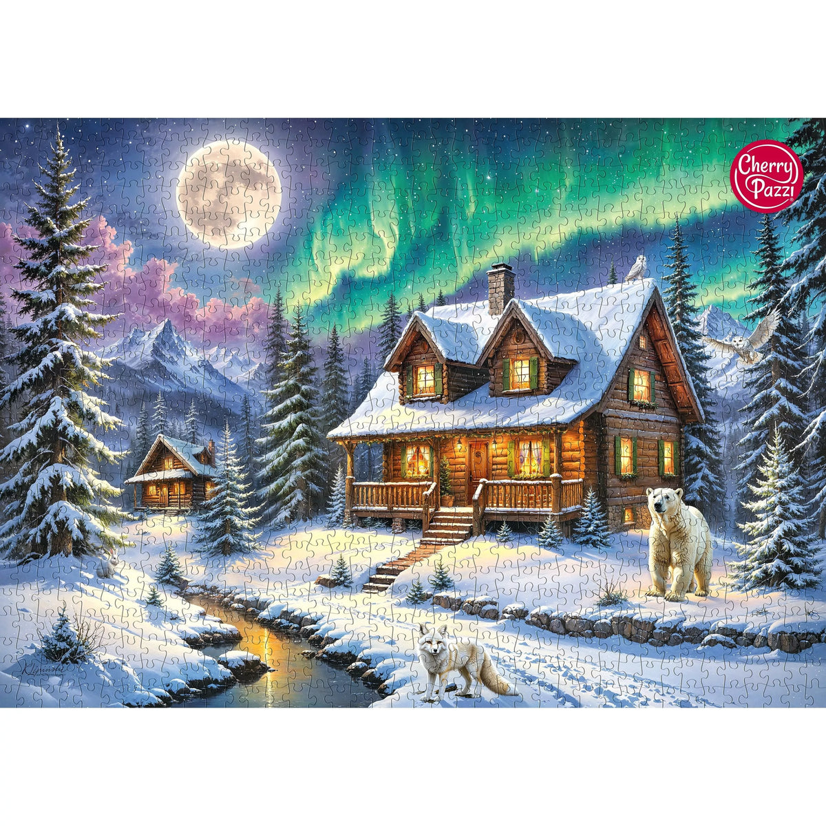 CherryPazzi dėlionė Northern Lights 1000 det