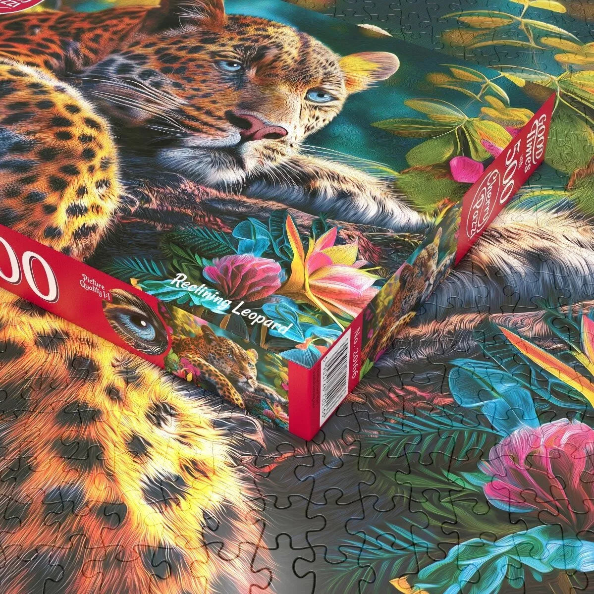 CherryPazzi dėlionė Reclining Leopard 500 det