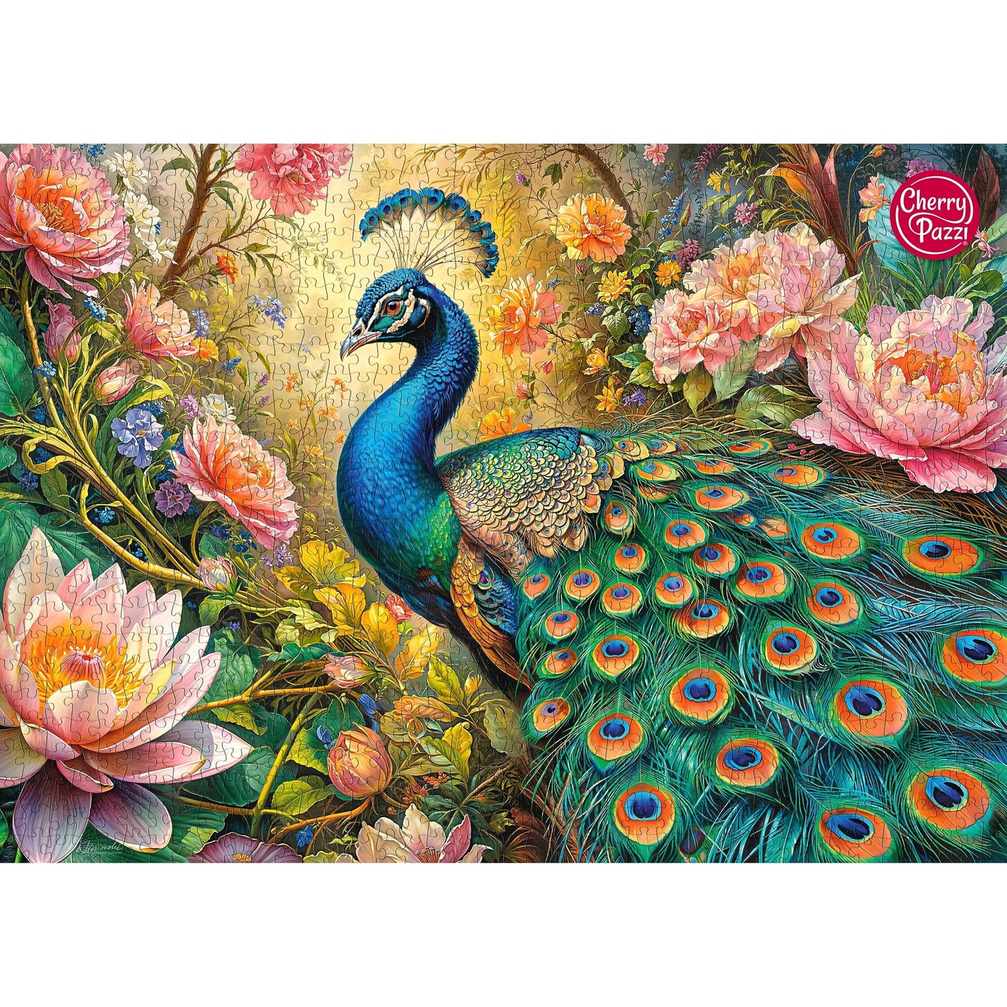 CherryPazzi dėlionė Peacok`s Paradise 1000 det