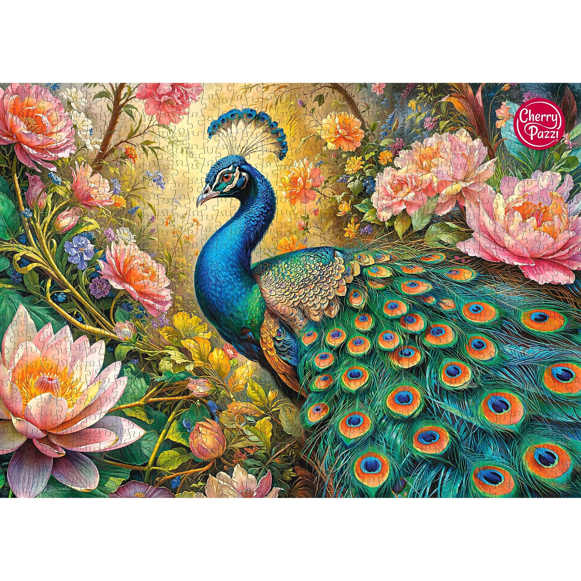 CherryPazzi dėlionė Peacok`s Paradise 1000 det