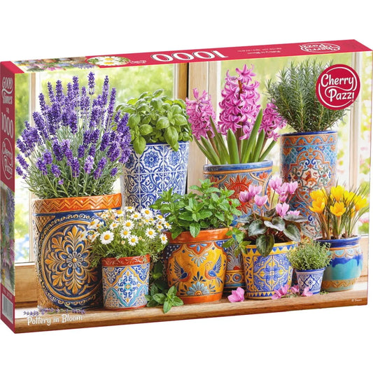 CherryPazzi dėlionė  Pottery in Bloom 1000 det