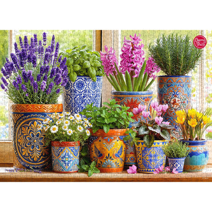 CherryPazzi dėlionė  Pottery in Bloom 1000 det