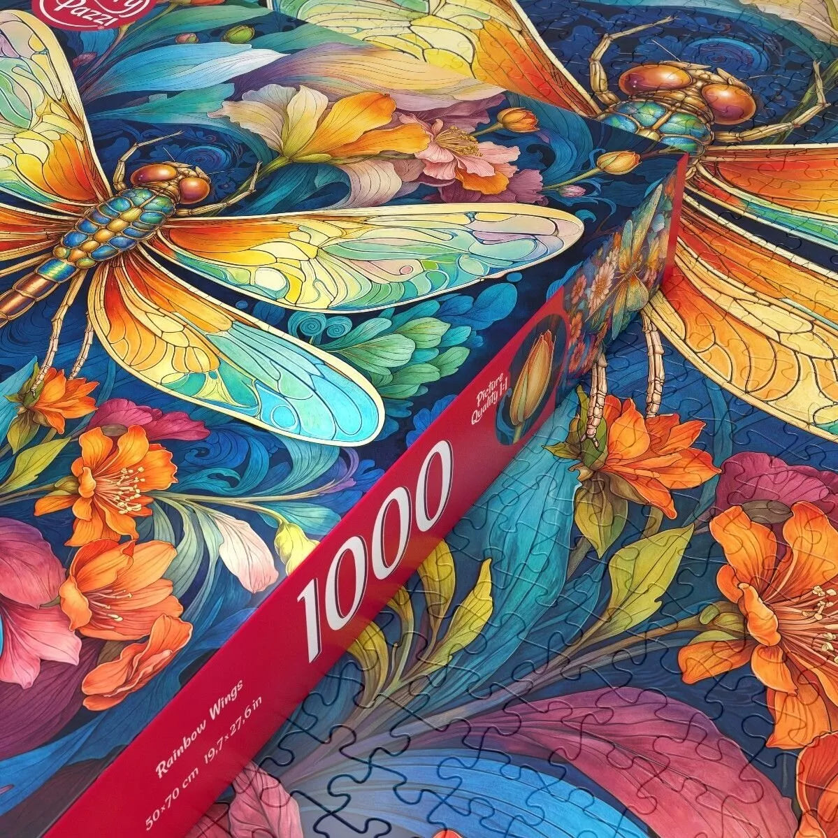 CherryPazzi dėlionė Rainbow Wings 1000 det
