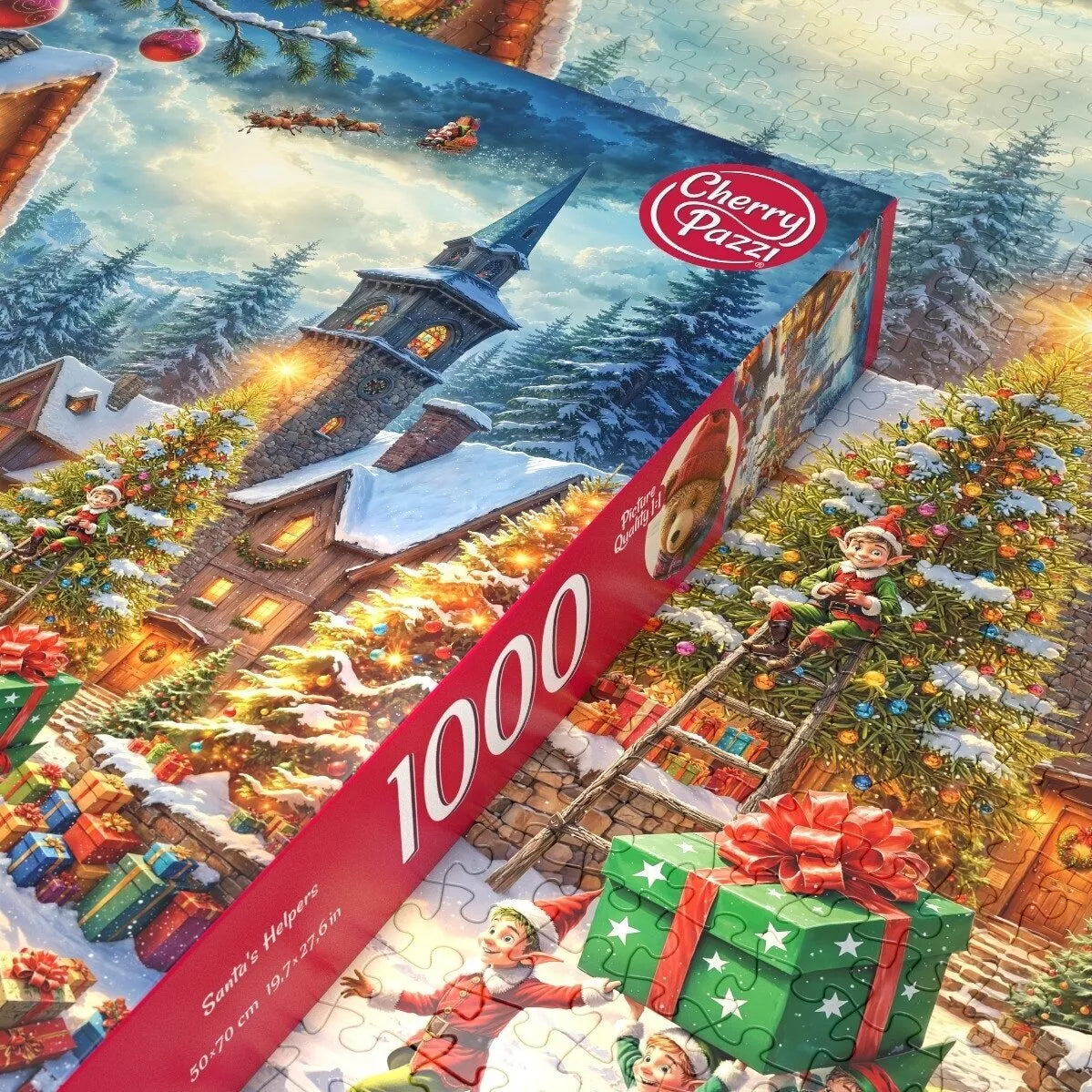 CherryPazzi dėlionė Santas Helpers 1000 det
