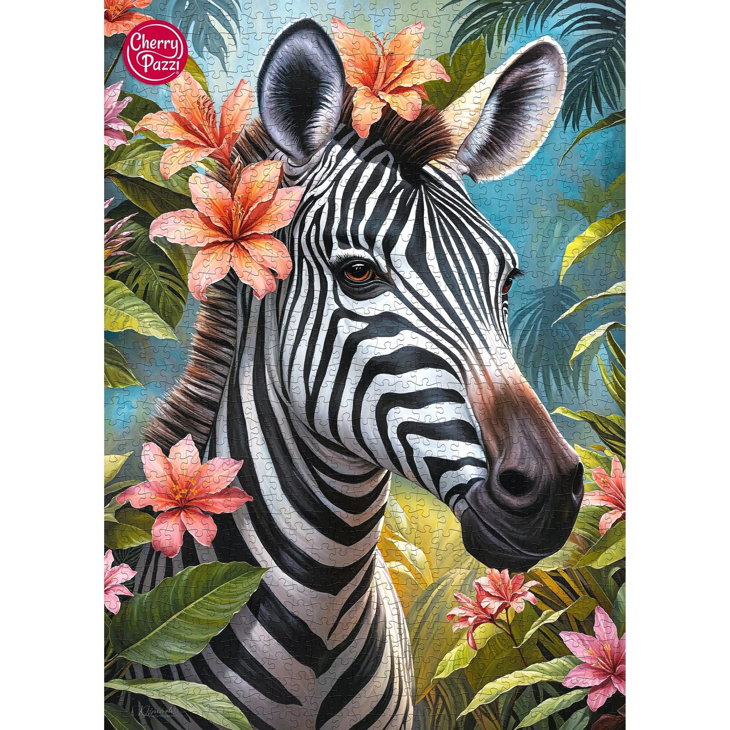 CherryPazzi dėlionė Lady Zebra 1000 det