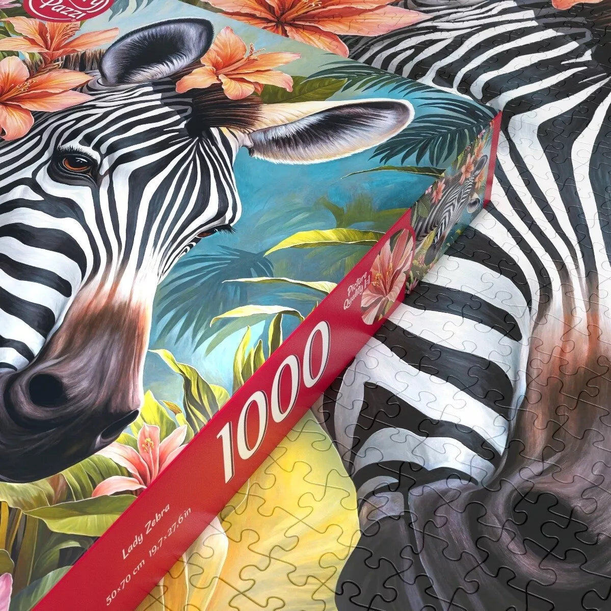 CherryPazzi dėlionė Lady Zebra 1000 det