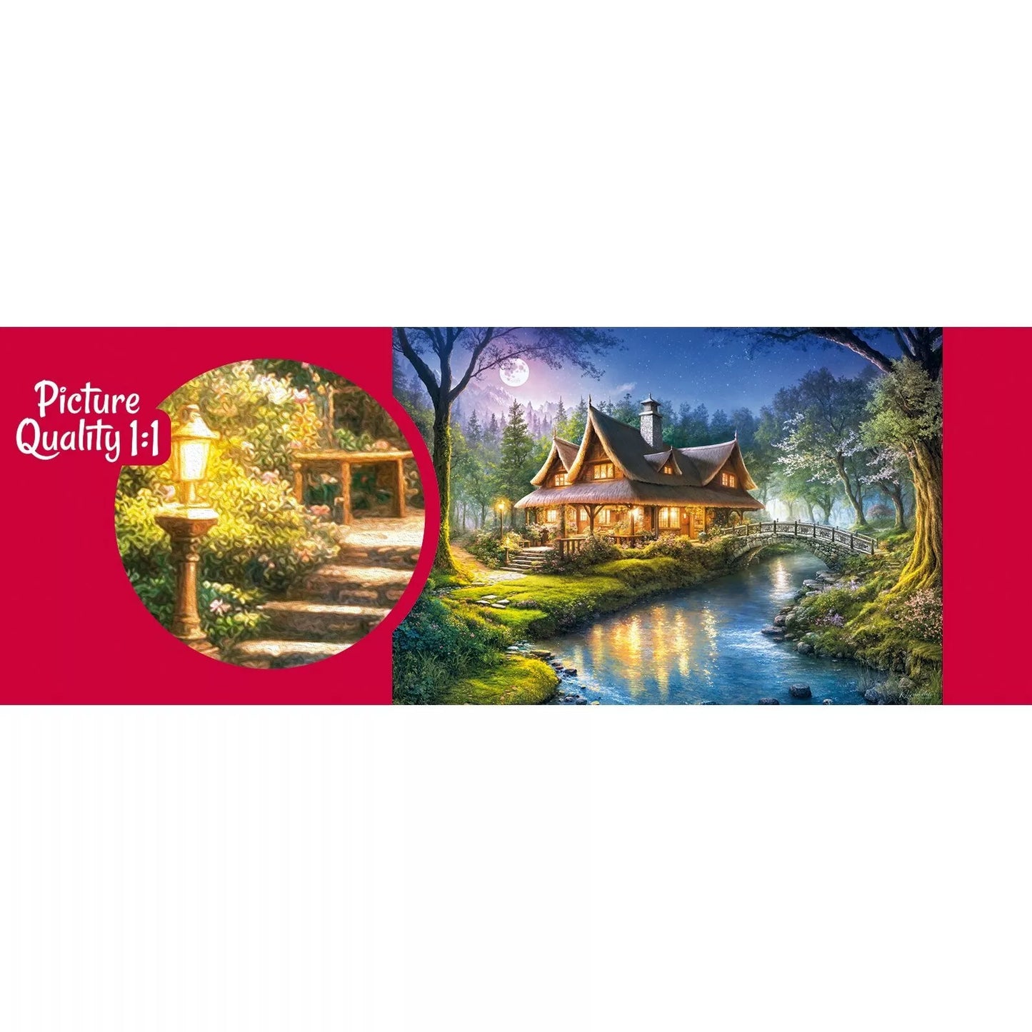 CherryPazzi dėlionė Foresters Cottage 1000 det