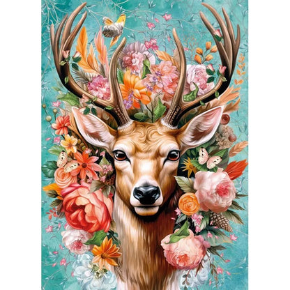 CherryPazzi dėlionė Flower Deer 1000 det