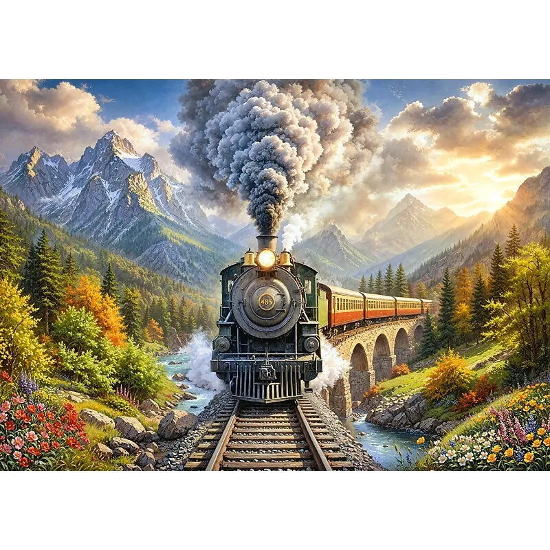 CherryPazzi dėlionė  The Golden Express 1000 det