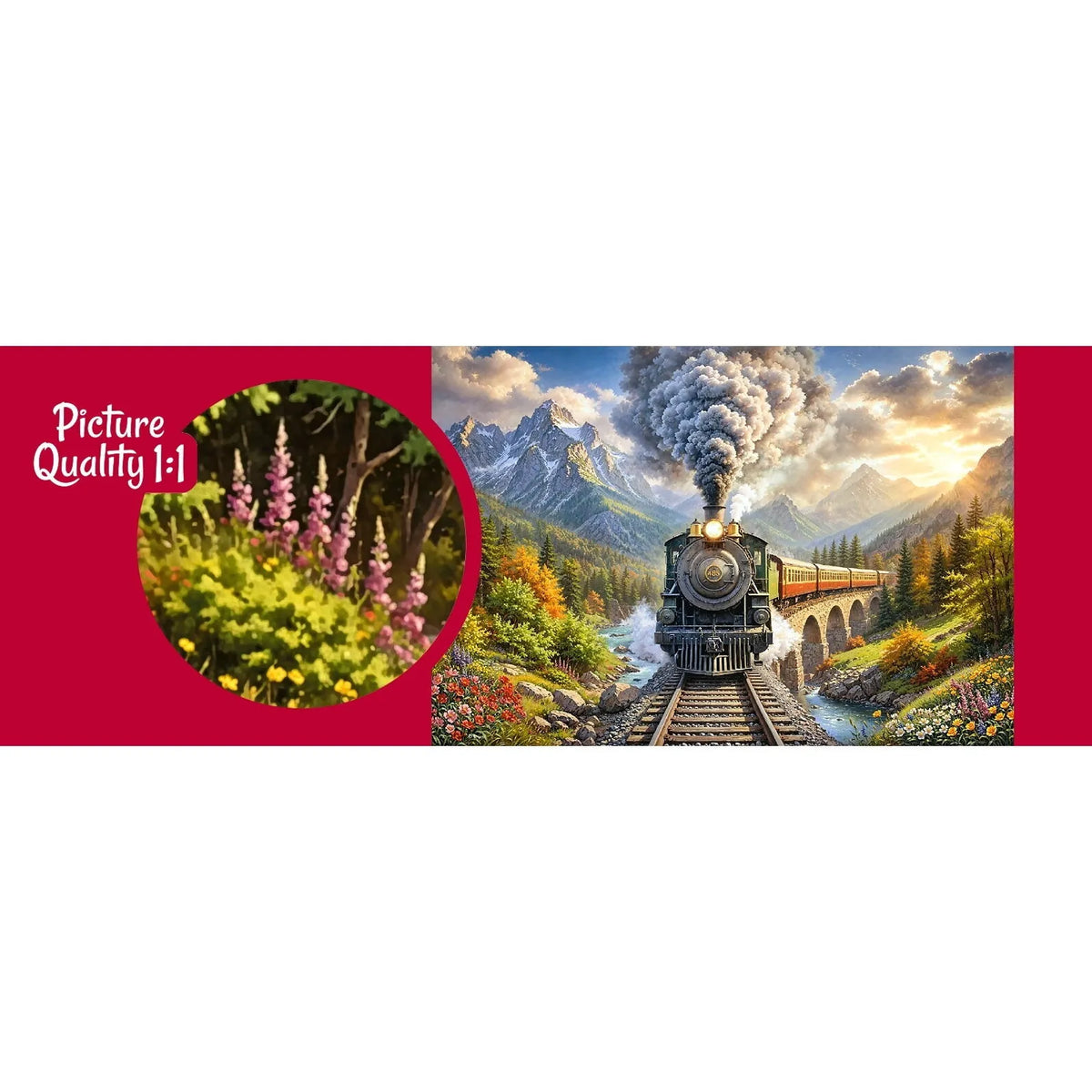 CherryPazzi dėlionė  The Golden Express 1000 det