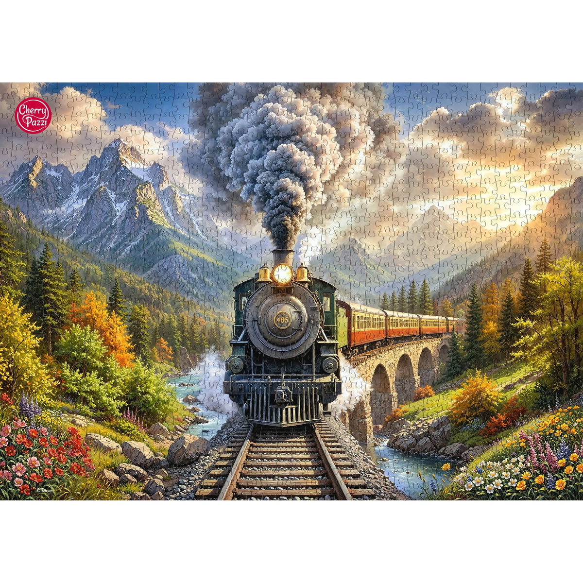 CherryPazzi dėlionė  The Golden Express 1000 det