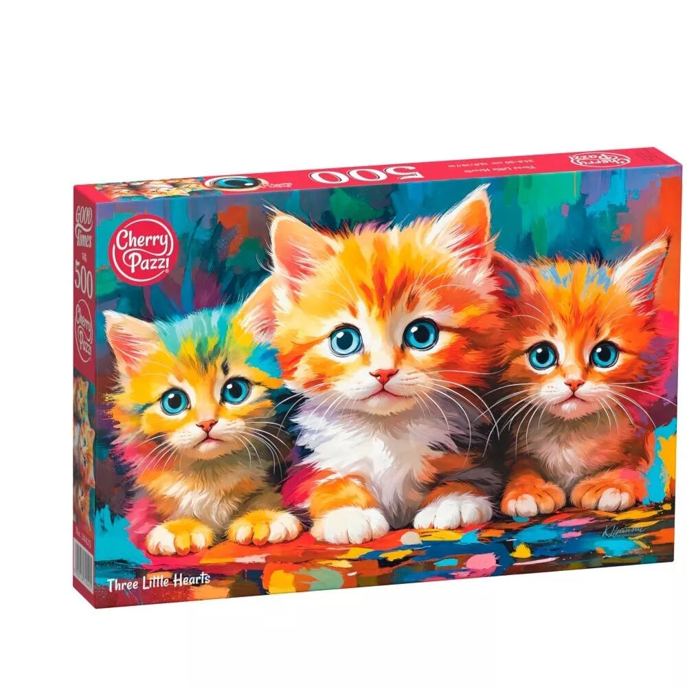 CherryPazzi dėlionė Three Little Hearts 500 det