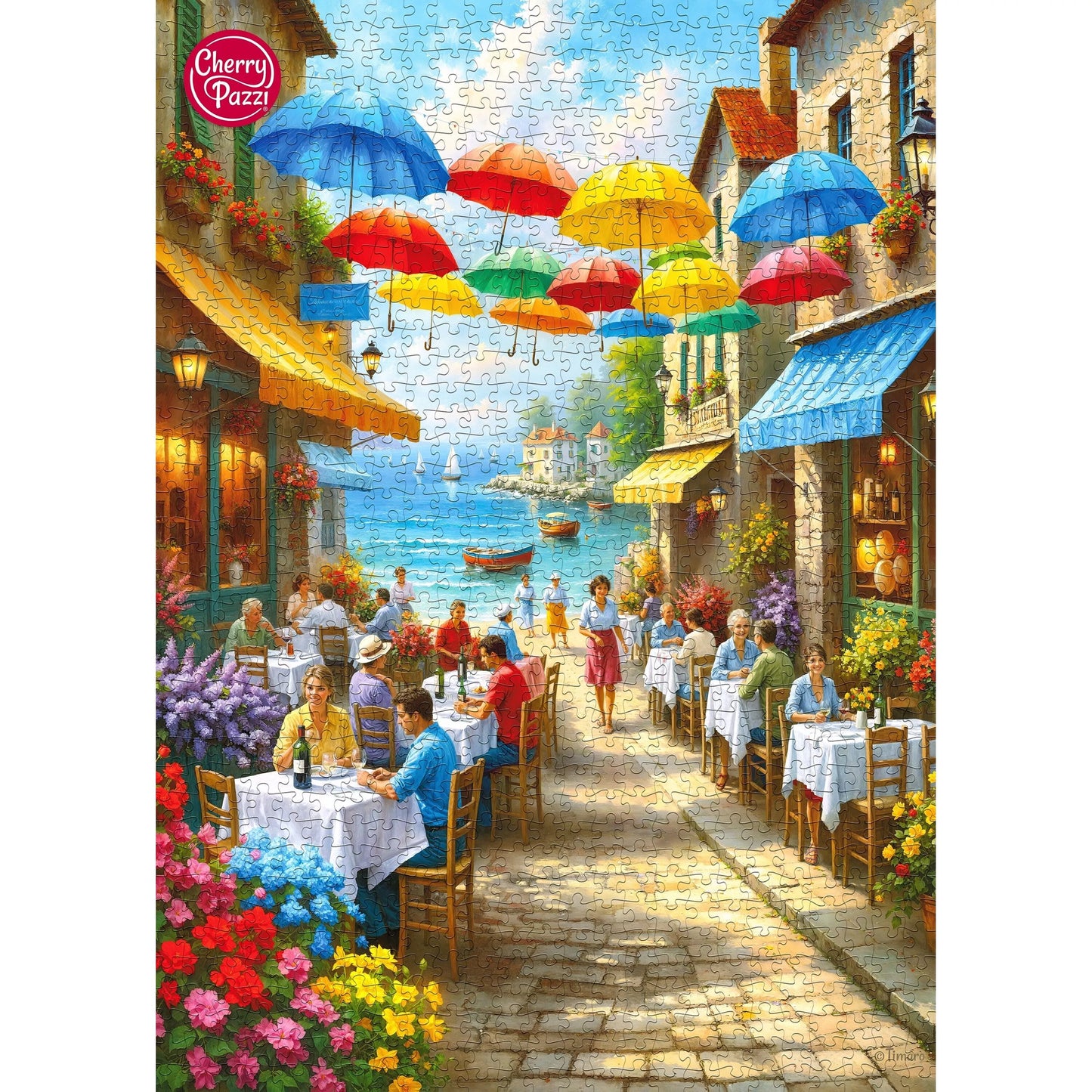 CherryPazzi dėlionė Umbrella Alley 1000 det