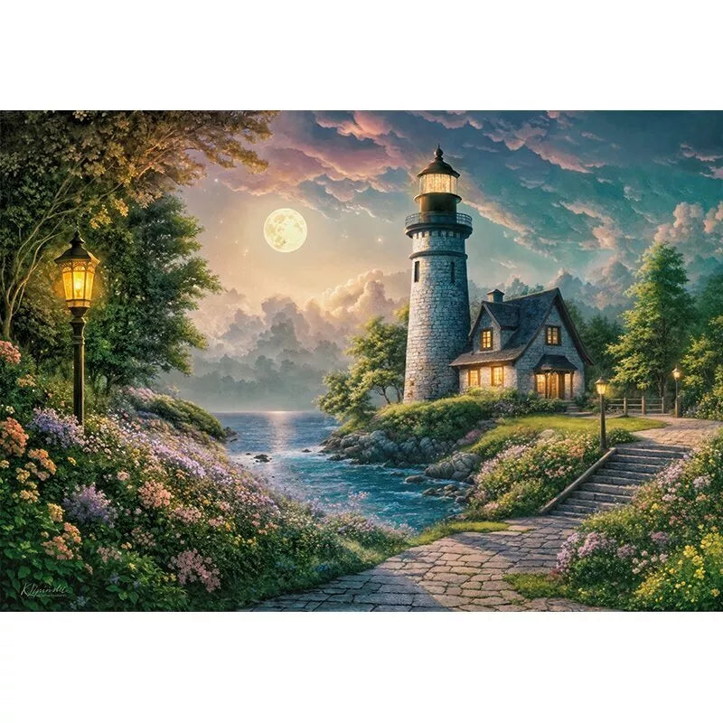 CherryPazzi dėlionė Moonlight Lighthouse 500 det
