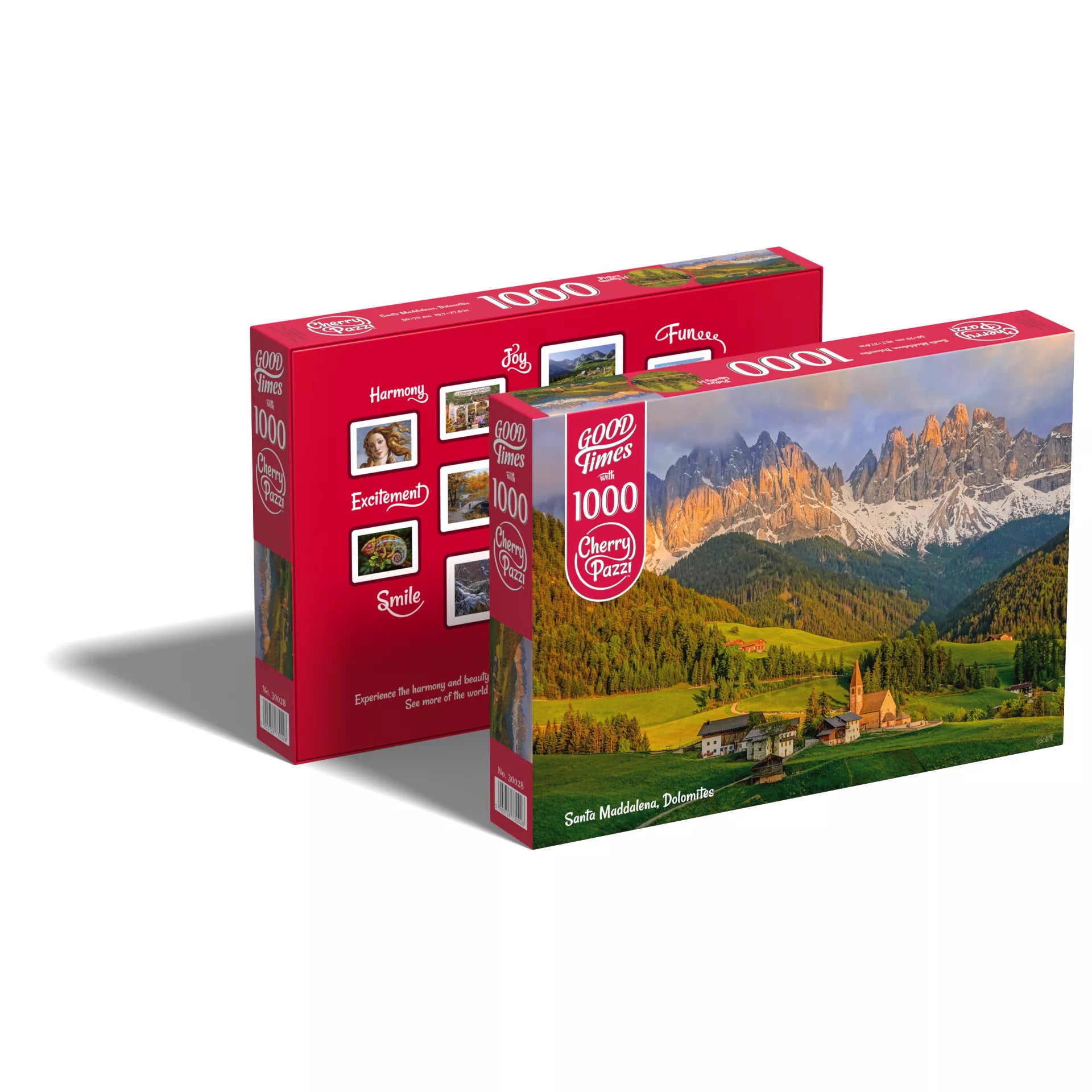 CherryPazzi dėlionė Santa Maddalena, Dolomites 1000 det.