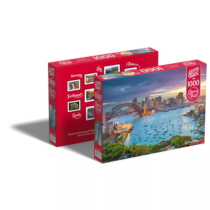 CherryPazzi dėlionė Sydney Skyline 1000 det.