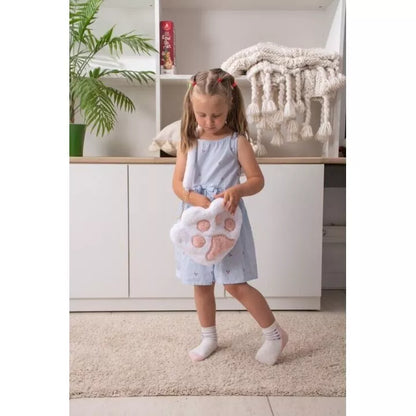 Fancy minkštas vaikiškas  rankinukas Pėdutė 27 cm