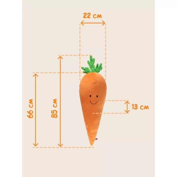 Fancy minkštas žaislas pagalvė Morka 85 cm