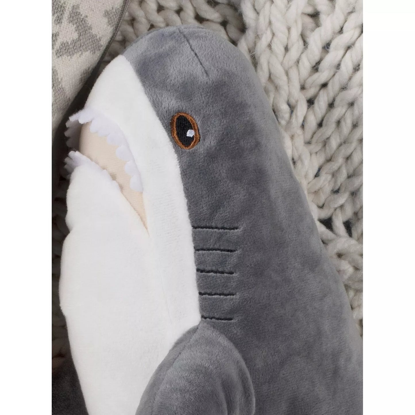 Fancy minkštas žaislas ryklys pilkas 47 cm