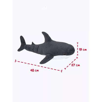 Fancy minkštas žaislas ryklys pilkas 47 cm