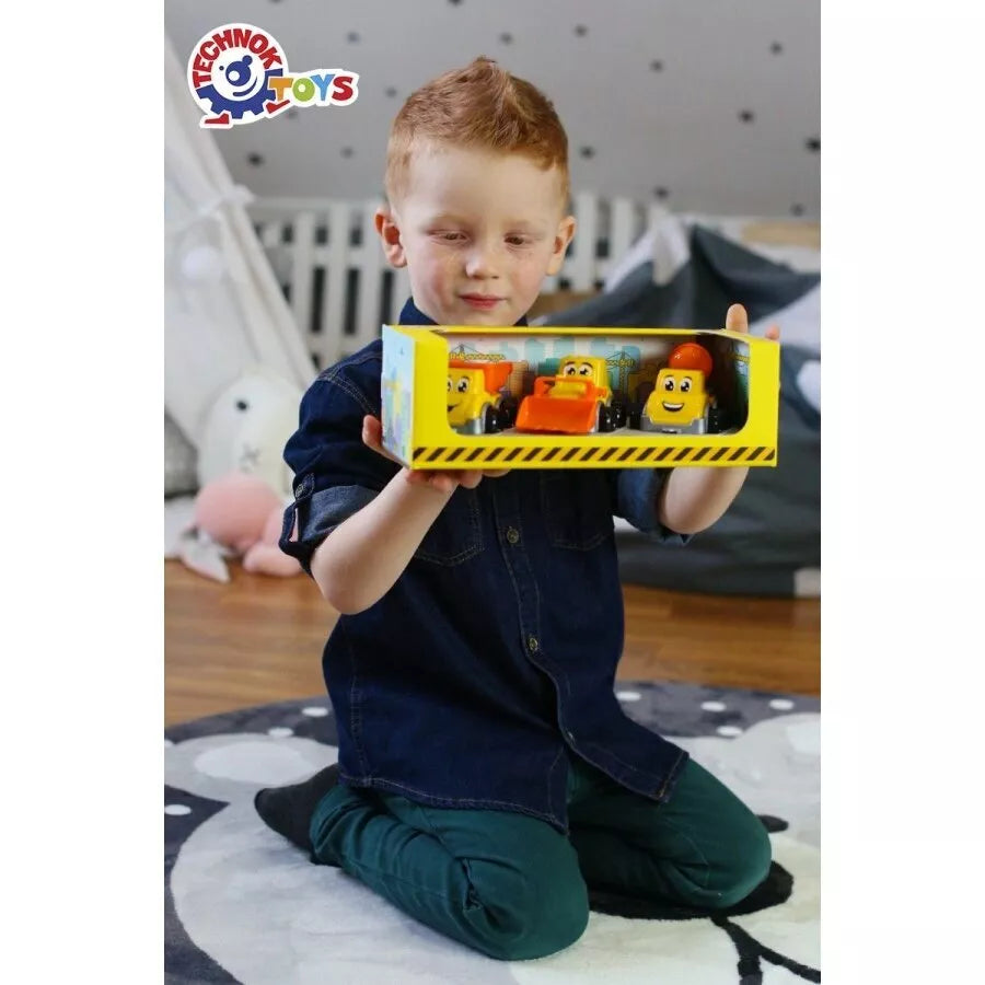 Technok mini statybos transporto rinkinys 3 vnt