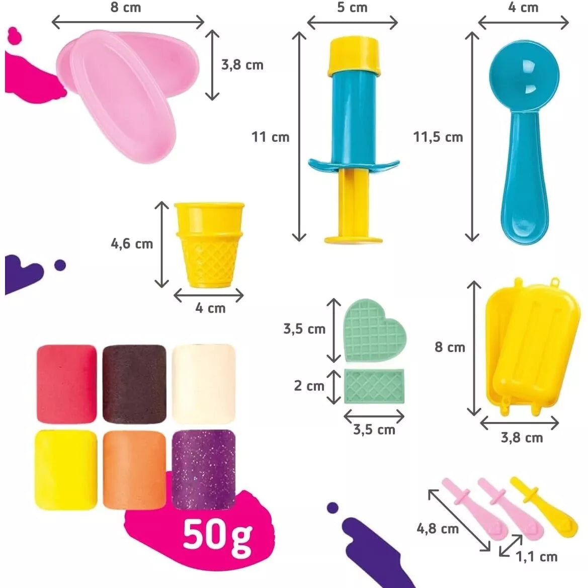 Genio Kids modelino rinkinys Ledainė