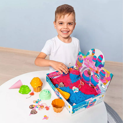 Genio kids rinkinys išmanusis smėlis Keksiukai ir ledai, 1 kg