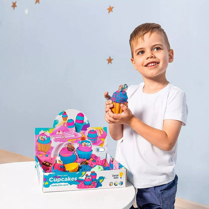 Genio kids rinkinys išmanusis smėlis Keksiukai ir ledai, 1 kg