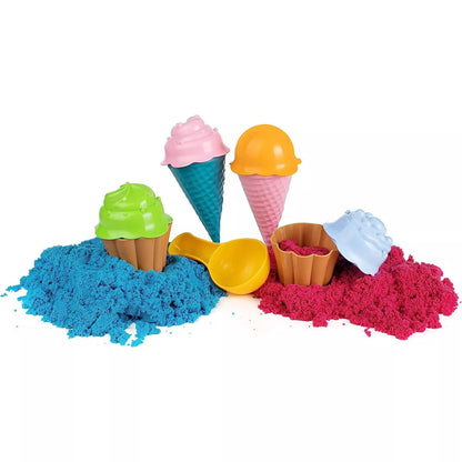 Genio kids rinkinys išmanusis smėlis Keksiukai ir ledai, 1 kg