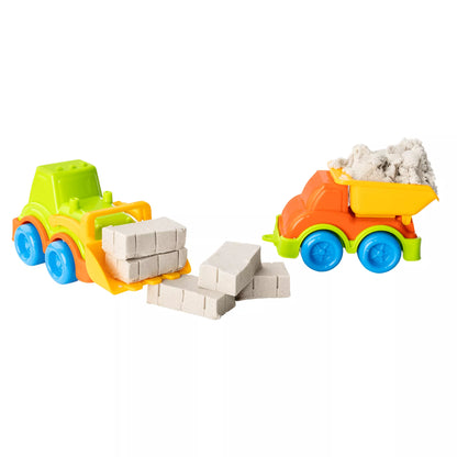Genio kids rinkinys išmanusis smėlis su smėliadėže Big Construction 1 kg