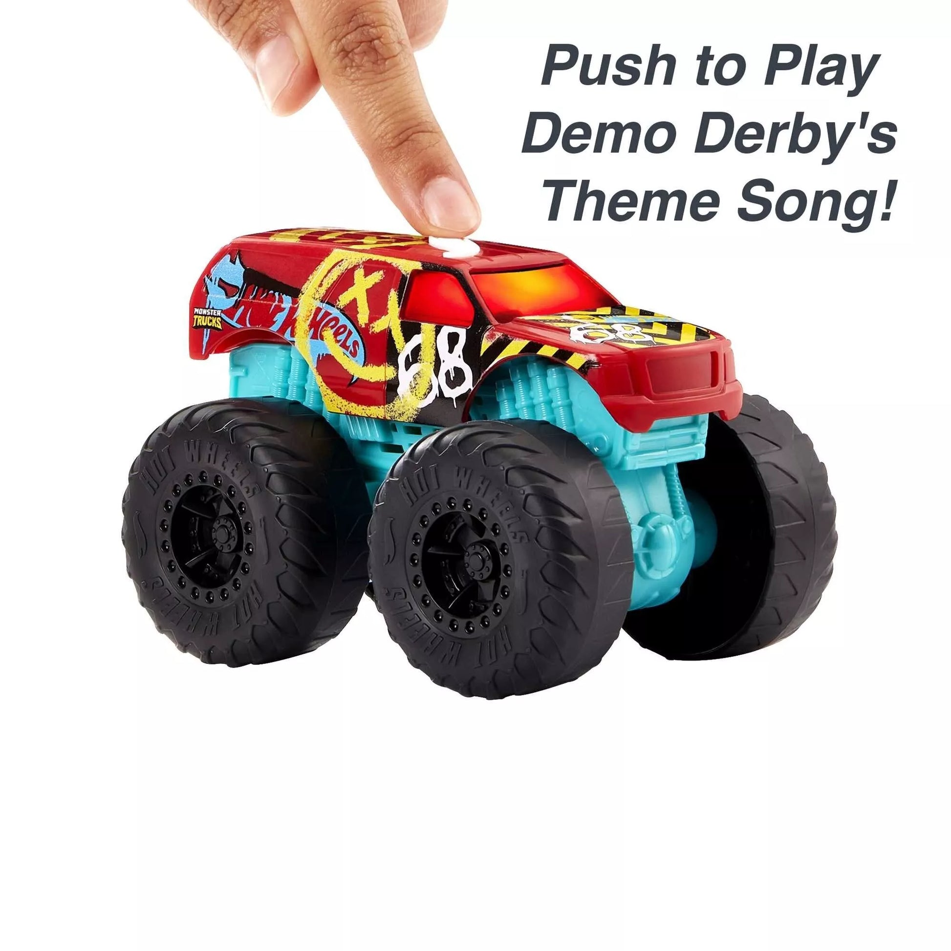HOT WHEELS MONSTER TRUCK automobilis Roarin Wreckers Demo Derby CU Funct II