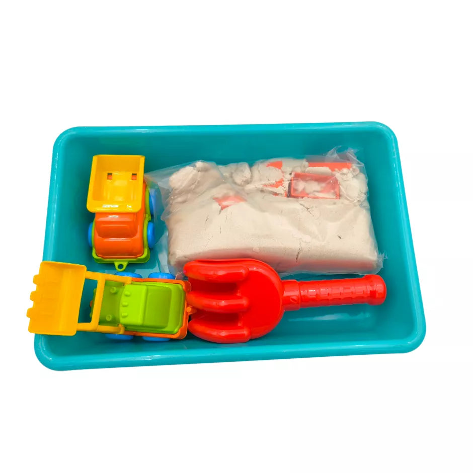 Genio kids rinkinys išmanusis smėlis su smėliadėže Big Construction 1 kg