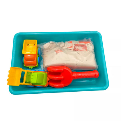 Genio kids rinkinys išmanusis smėlis su smėliadėže Big Construction 1 kg