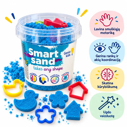 Išmanusis smėlis su formelėmis, 150 gr