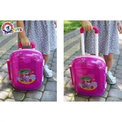 Technok lagaminas rožinės spalvos