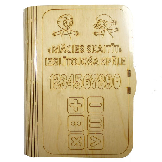 LATVIŲ KALBA žaidimas Mokomės skaičiuoti