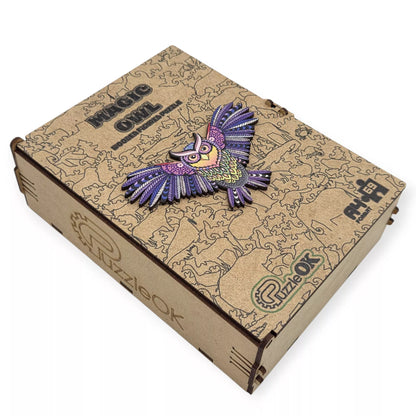 PUZZLEOK medinė dėlionė Magiška pelėda 69 det