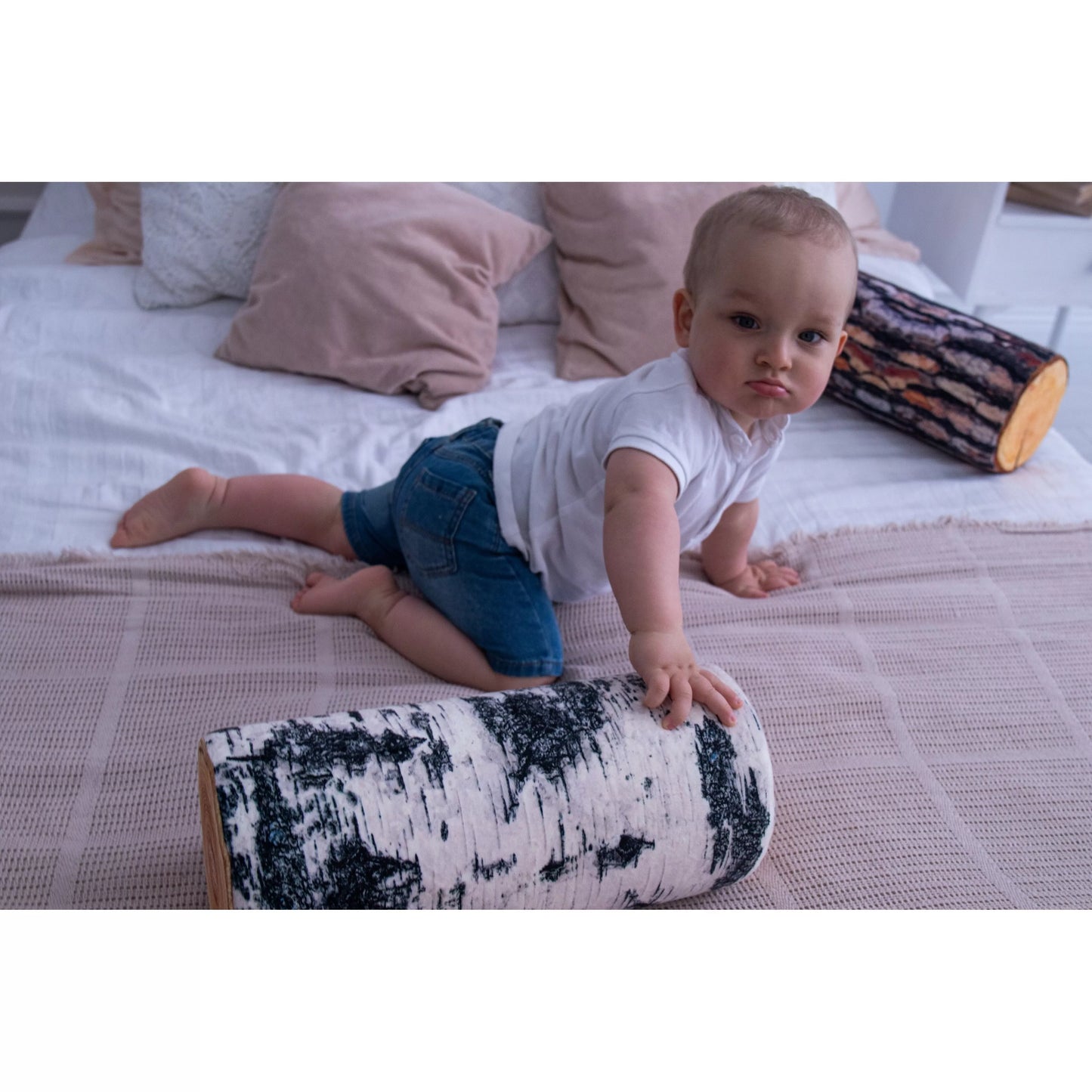 Fancy minkštas žaislas beržo rąstas 38 cm