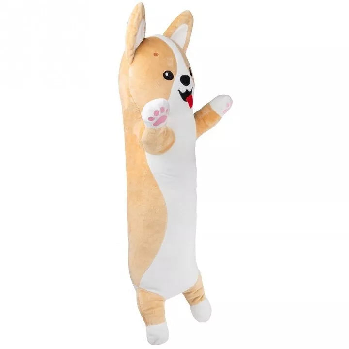 Fancy minkštas žaislas pagalvė šuo korgis Vaflis 70 cm