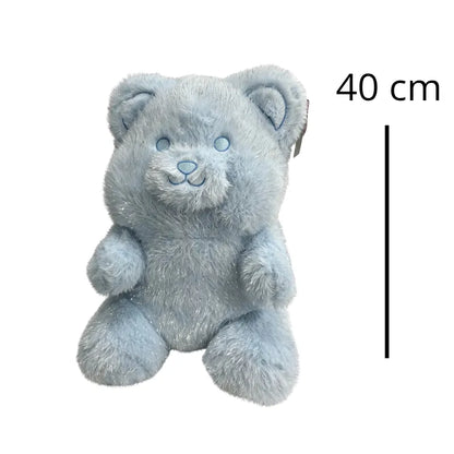 Pliušinius meškiukas, blizgaus kailiuko 40 cm
