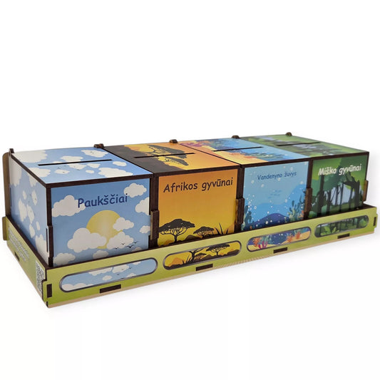PuzzleOK rūšiuokliai Montessori Magiška gamta 40 el
