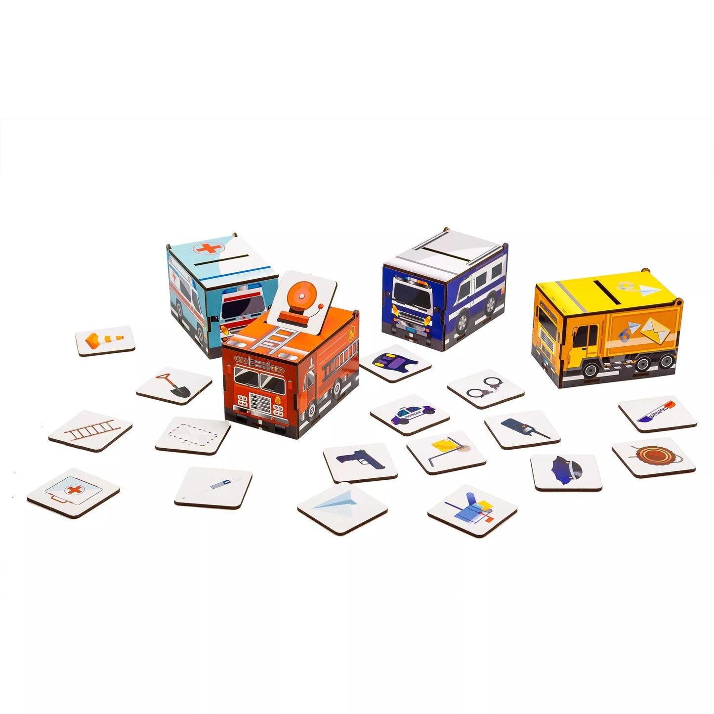 PuzzleOK rūšiuokliai Montessori Profesijos