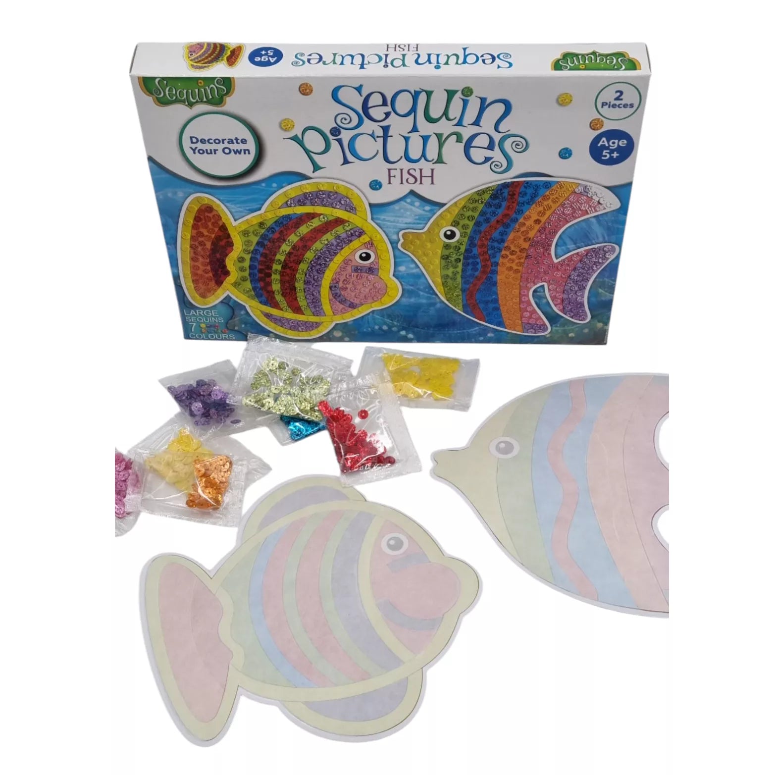 Sequins kūrybos rinkinys su blizgučiais