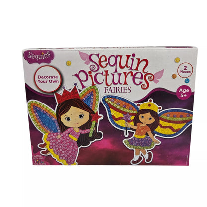 Sequins kūrybos rinkinys su blizgučiais