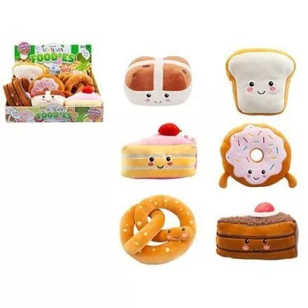 Softlings Foodies minkštas pliušinis šokoladinis tortas 16 cm